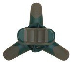 Caldwell Handy Rest NXT Adjustable Ambidextrous Rest for Pistols, Shot Stabilization, Sight In and Target Shooting, gray, green