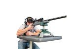 Caldwell Handy Rest NXT Adjustable Ambidextrous Rest for Pistols, Shot Stabilization, Sight In and Target Shooting, gray, green