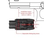 OLIGHT PL-3S Valkyrie 1000 Lumens Compact Weaponlight Rail-Mounted Tactical Light LED with Rail Locating Keys for 1913 Picatinny, GL Style (Black)