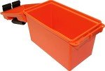 MTM AC50C-35 Ammo Can, 50-Caliber, Heavy-Duty Dual Latching System, Rugged Polypropylene Plastic, O-Ring Seal System, Water Resistant, Bulk Ammo Storage, USA Made, Orange