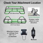 Graspur Single ATV Gun & Bow Rack - Model ATV1