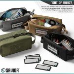 Savior Equipment Loose Sacs 4-Pack Tactical Ammo Pouch Firearm Ammunition Carrier Bag, ID Patches Included, Black