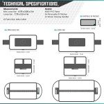 Savior Equipment Loose Sacs 4-Pack Tactical Ammo Pouch Firearm Ammunition Carrier Bag, ID Patches Included, Black