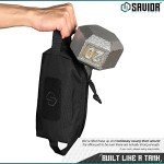 Savior Equipment Loose Sacs 4-Pack Tactical Ammo Pouch Firearm Ammunition Carrier Bag, ID Patches Included, Black