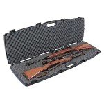 Plano Gun Guard SE Series Double Scoped/Shotgun Multi Case, Black, Padlock Tabs for Travel, Gun Cases for Shotguns, Rifles and Gun Accessories, One Size
