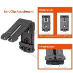 Universal Double Magazine Pouch Fit 9mm 10mm .40 .45 Caliber Dual & Single Stack Magazines, Black