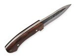 High Carbon Steel Knife - Handmade Full Tang Bushcraft Knife - Hunting Knife, Survival Knife, Fixed Blade Knife & Camping Knife - Camping Knives & Hunting Knives with Rosewood Handle & leather Sheath