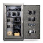 Magnetic Ammunition Holder，Double Sided Gun Magnet for Gun Magazines, Knives, Organize Mount in Gun Safe, Cabinet, Wall, Door, Ammo Storage Accessories for Handgun, Pistol and Rifle Mags
