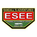 ESEE Knives Ashley Game Hunting Skinning Knife w/Sheath, Made in USA (Brown/S35V/Kydex Sheath)