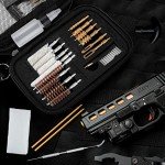 KLOLA Gun Cleaning Kit Universal Handgun Cleaning Kit 25 in 1 Pistol Cleaning Kit for .22 .357/.38/9mm .40 .45 Caliber Gun Brush Tools Gun Accessories