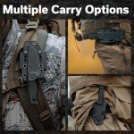 CIVIVI Timberbark Fixed Blade Knife with Kydex Sheath & Clip, 3.2" 14C28N Blade Micarta Handle with Lanyard, Ideal EDC Hunting Knife for Outdoor Adventures Camping Hiking C23094-3, Green