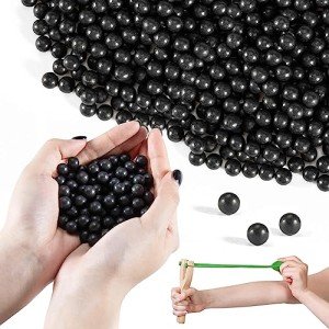 Sukh Clay Slingshot Ammo Sling Shot Ammo Balls Biodegradable Professional Balls for Shooting and Hunting Target Practice (3/8 inch)