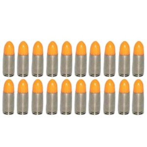ST Action Pro 9mm Snap Caps – Orange Safety Trainer Dummy Rounds, Reusable Dry Fire Training Ammunition (20-Pack) for Gun Owners