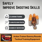 ST Action Pro 9mm Snap Caps – Orange Safety Trainer Dummy Rounds, Reusable Dry Fire Training Ammunition (20-Pack) for Gun Owners
