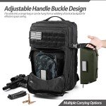 CITYCHASE 4-Pack Tactical Ammo Bag, Ammo Pouch with Adjustable Handle Bunkle & Rubber ID Patches, Loose Molle Pouches Ammo Case for Rifle Pistol Range Bag, Green