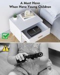 HOLEWOR Gun Safe Small Pistol Safe Biometric Gun Lock Box for Handgun, Fingerprint Quick Access Portable Pistol Case for Car Travel Nightstand Bedside