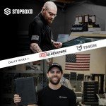 STOPBOX PRO Gun Safe Alternative for Handgun Storage, Instant Access Portable Gun Case, TSA Compliant Lock Box for Car, Travel or Home Safe Box, Quick Access Pistol | Black - 2PK (Full-Size Only)