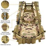 CVLIFE Tactical Backpack Military Army Rucksack 60L Large Assault Pack Detachable Molle Bag