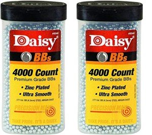 Daisy Ammunition and CO2 40 4000 ct BB Bottle, 2 Pack