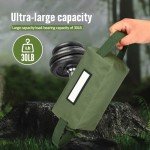 KUBQLIG 4Pcs Ammo Bag Ammo Pouches, Professional Ammo Storage Bag Carrier Bag, Waterproof and Durable, Used As Ammo Bags/Box/Can/Case/Loose Sacs for Rifle Carbine Pistol Hunting Shooting Range Gear