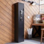 2-3 Gun Safe, Gun safes for Home Rifle and Pistols, Gun Safe for Guns with Quick Access, Gun Safes for Rifles and Shotguns with Removable Gun Racks and Pockets