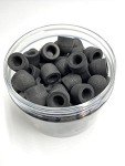 SSR New! 100 x D-Type Hard Mix Rubber Steel Shells Rubber Balls Mixed with Steel Powder 6 Grams Heavy Ammunition for Training Home Self Defense Paintball Pistols in 68 Caliber, Black