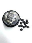 SSR New! 100 x D-Type Hard Mix Rubber Steel Shells Rubber Balls Mixed with Steel Powder 6 Grams Heavy Ammunition for Training Home Self Defense Paintball Pistols in 68 Caliber, Black