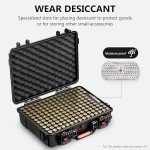 150 Rounds Shotgun Shells Case with Desiccant - Travel Safe/Mil Spec/Waterproof Ammo Storage Case - for 12GA 20GA 16GA 10GA 8GA Gauge Shotgun Shells