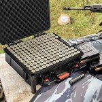 150 Rounds Shotgun Shells Case with Desiccant - Travel Safe/Mil Spec/Waterproof Ammo Storage Case - for 12GA 20GA 16GA 10GA 8GA Gauge Shotgun Shells