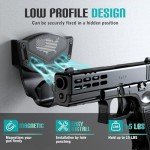 Gun Magnet Mount for Truck Car Vehicle,Magnetic Gun Mount for Pistol Shotgun Revolver with Trigger Guard Protect,Gun Magnet Rated Max 15 LBS Conceal in Desks Safe Wall Easy to Access&release