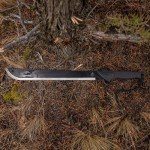 Gerber Gear Gator Machete 25" with Plain Edge Blade and Saw, Gator Grip and Protective Sheath for Gardening, Survival, Hunting, Camping and Bushcraft, Black