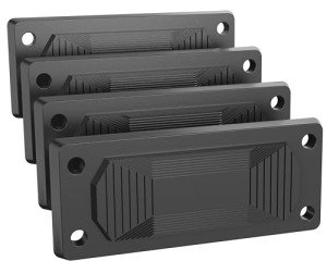 HEKAGURA Magnetic Gun Mount | 45lbs Capacity | Premium Rubber Coating | Pistol & Revolver CCW Ruger Glocks | Concealed Gun Holder for Car, Truck, Desk, Safe & Wall - Gun Accessories