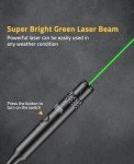 CVLIFE Professional Laser Bore Sight Kit with 32 Adapters fit 0.17 to 12GA Calibers, Bright Green Laser Bore Sighter with Button Switch, Powerful Support for Hunting