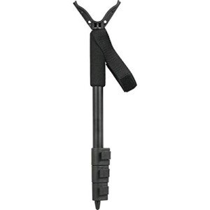 Allen Company Monopod Turkey Hunting Shooting Stick - Adjustable Rifle Rest - Portable Shooting Rests for Rifles - Extends from 14.5"-34" - Black