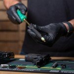 Clenzoil Pistol Basics Single-Caliber Cleaning Kit - All-in-One Gun Cleaning Kit - Gun Maintenance & Firearm Care - with Bore Brushes, Gun Oil & More - for 38 Caliber & 9 mm Pistols