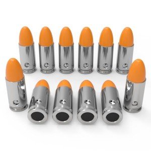 GORTAR 9mm Snap Caps Training Dummy Rounds Practice Safe Loading Firing Close to Real Weight -12 Pcs