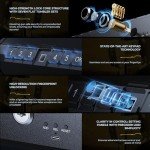 ONNAIS Iron PRO Biometric Fingerprint Gun Safe for Handgun: Swift Entry Gun Lock Box Featuring with Interior Light and Emergency Power Supply: Pistol Safe for Home, Bedside, Nightstand, and Car