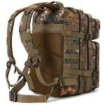 QT&QY 45L Military Tactical Hunting Backpacks for Men Camouflage Molle Army Assault Pack 3 Day Bug Out Bag Hiking Treeking Rucksack