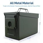 HARDROCK Metal Ammo Can for Guns and Gear