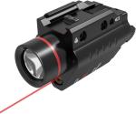 Feyachi LF-38 Red Laser Flashlight Combo 500 Lumen Tactical Light with Picatinny Rail Mount