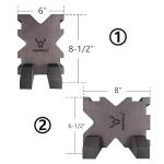 Highwild Shooting Foam Rest X-Block Bench Rest with Base - 1 Pack