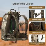 Realtree Edge Waterproof Hunting Backpack with Rain Cover