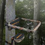 MUDDY Game Universal Shooting Rail Rest with Convenient Flip Up Design and Extra Comfort Backrest for Outdoor Big Game Hunting, Black