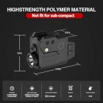 Solofish 700 Lumen Tactical Light & Laser Combo