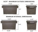 MTM ACR7-18 Water-Resistant Ammo Utility Box