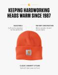 Carhartt Men's Knit Cuffed Beanie, Brite Orange, One Size