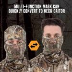 Allen Company Vanish Unisex Camo Balaclava - Hunting Face Cover - Ideal Hunting Gear for Men and Women - Realtree Edge, Camo