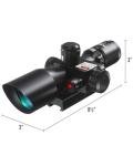 Pinty 2.5-10x40 Tactical Rifle Scope with Laser