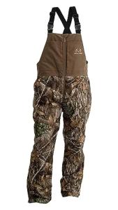 Realtree Men's Edge Camo Hunting Insulated Water-Resistant Breathable Midweight Super Warm Bibs Coveralls | Size X-Large