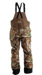 Realtree Men's Edge Camo Hunting Insulated Water-Resistant Breathable Midweight Super Warm Bibs Coveralls | Size X-Large